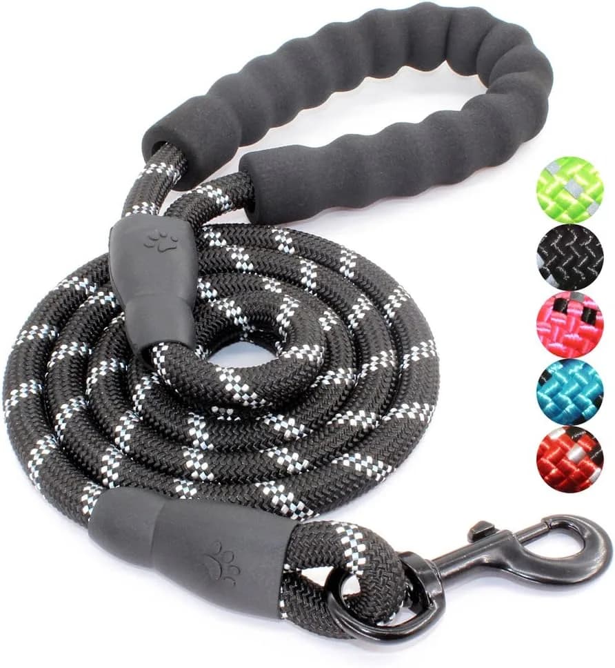 BAAPET BAAPET Reflective Rope Dog Leash with Padded Handle