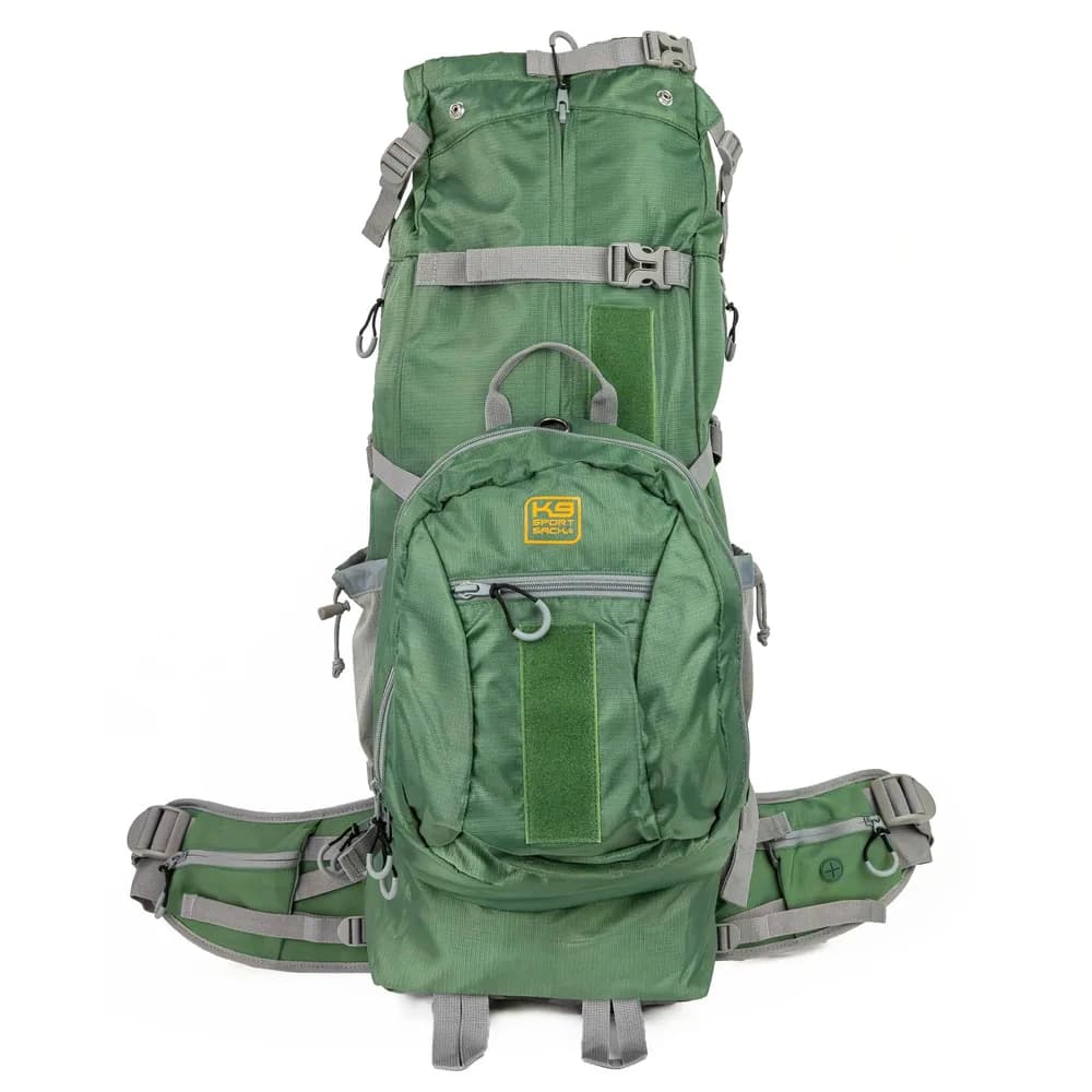 K9 Sport Sack K9 Sport Sack Kolossus - X-Large, Myrtle Green - The Big Dog Backpack - Ideal for Dogs 23-25” Long - Fully Adjustable Pet Carrier - Doubles as a Professional-Grade 60L Hiking Pack
