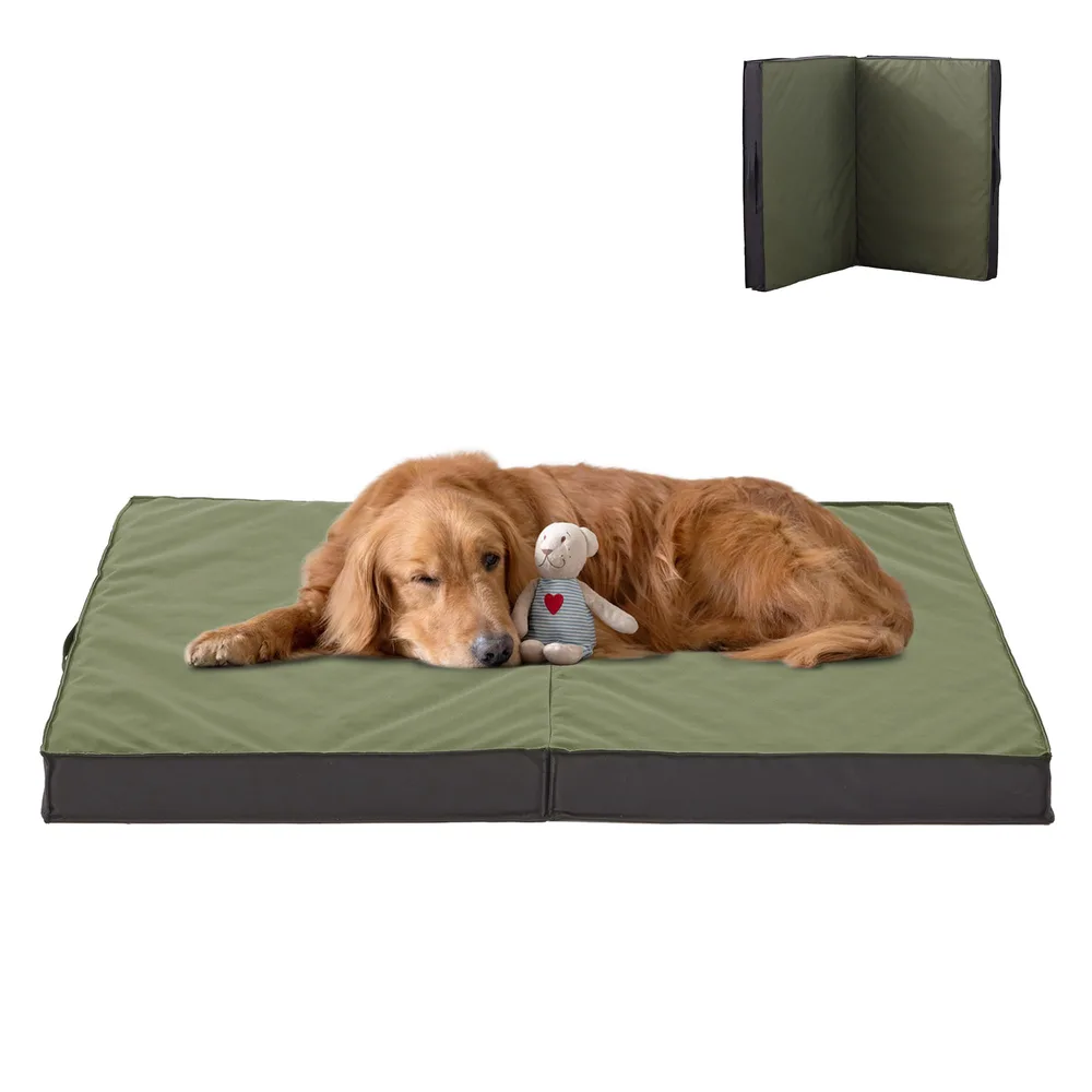 PETABBY Outdoor Dog Bed - Waterproof, Portable, Foldable, Cooling, Orthopedic for Large Dogs - 35" All Weather