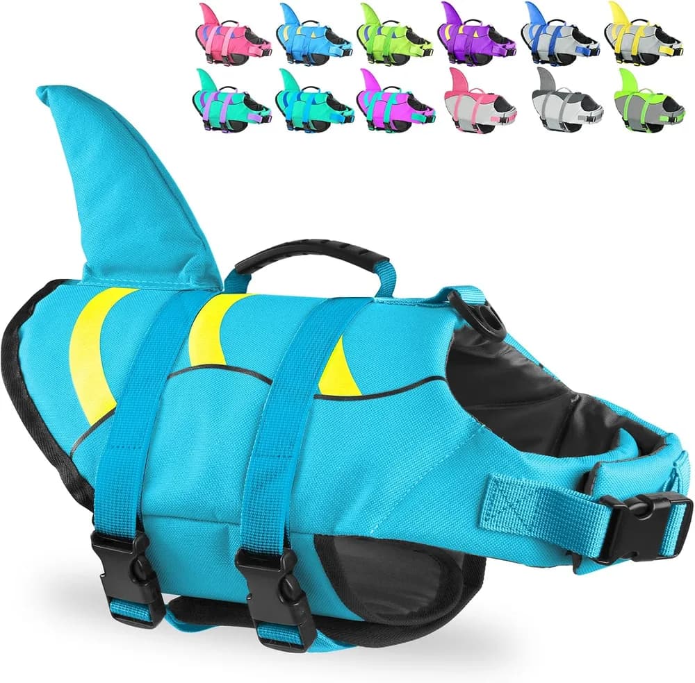 Fragralley Fragralley Shark Dog Life Jacket, Extra Small