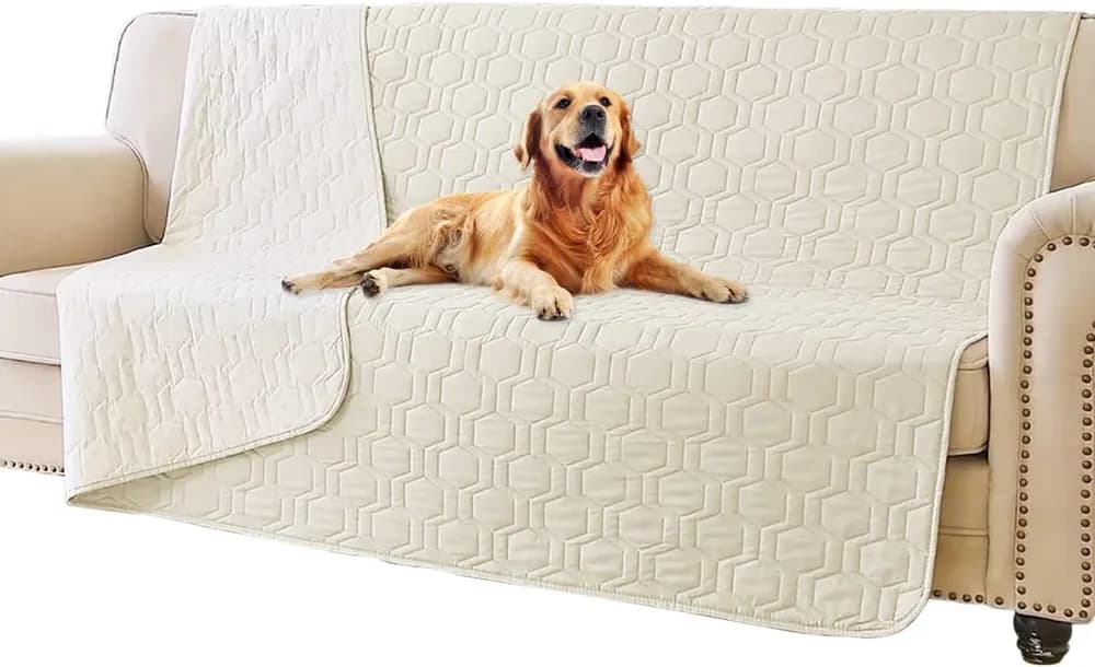 Tcksstex Waterproof Blanket Couch Cover for Dogs Non-Slip Pet Sofa Protector