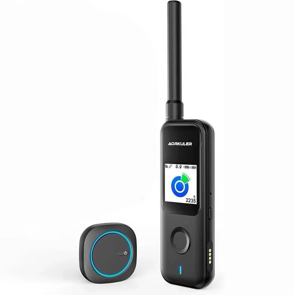 Aorkuler Aorkuler GPS Dog Tracker – No Phone, No Signal, No Subscription | Real-Time Direction & Distance Up to 3.5 Miles | Built for Hiking, Farms & Off-Grid Adventures (Tracker 2)