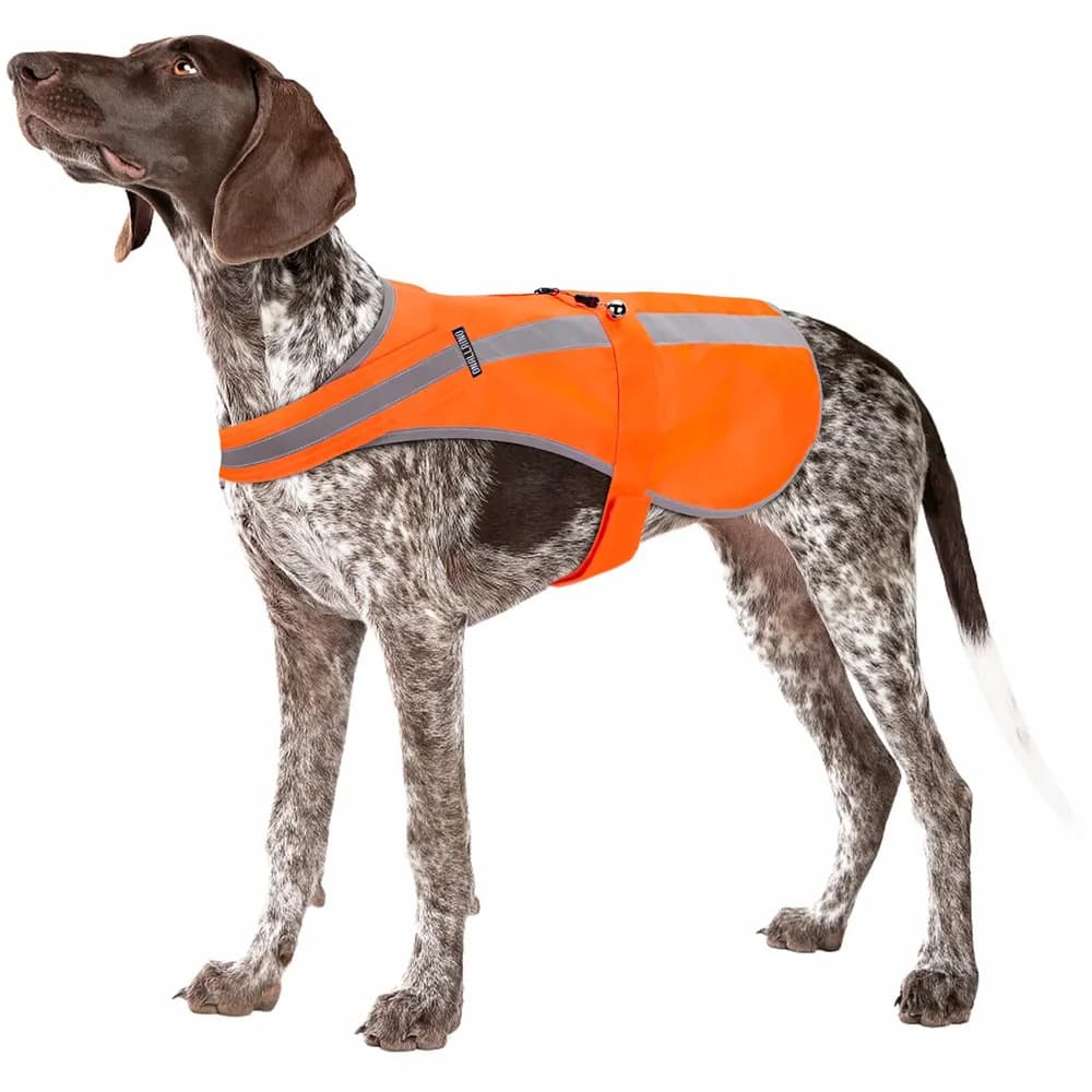 Dnallrino Reflective Dog Vest for Medium Large Breeds, High Visibility Dog Safety Vest with Removable Bell Keep Safe from Hunting, Training & Cars Accidents