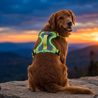 allforpaws K-Nite Light Up Reflective Dog Harness