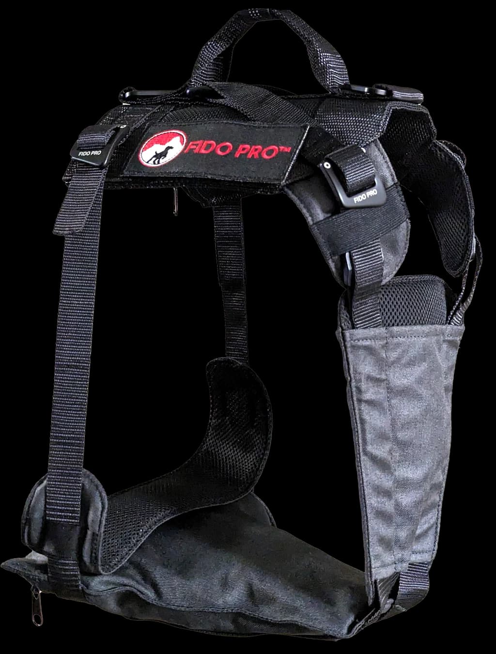 Fido Pro Panza Harness V2 with Deployable Emergency Dog Rescue Sling