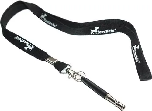 forePets Professional WhistCall Dog Whistle — Black