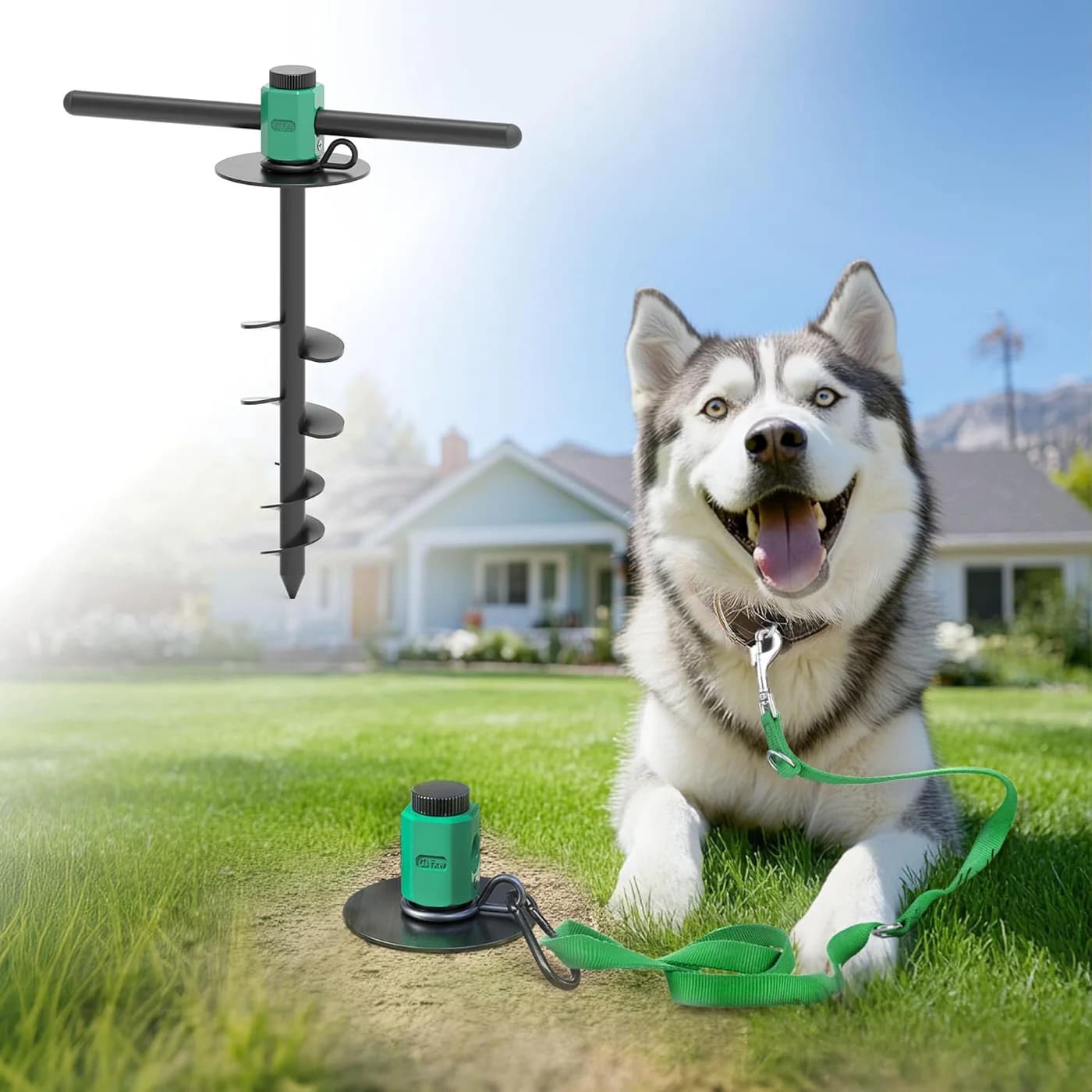FXW ROOTIE Heavy Duty Dog Tie-Out Stake