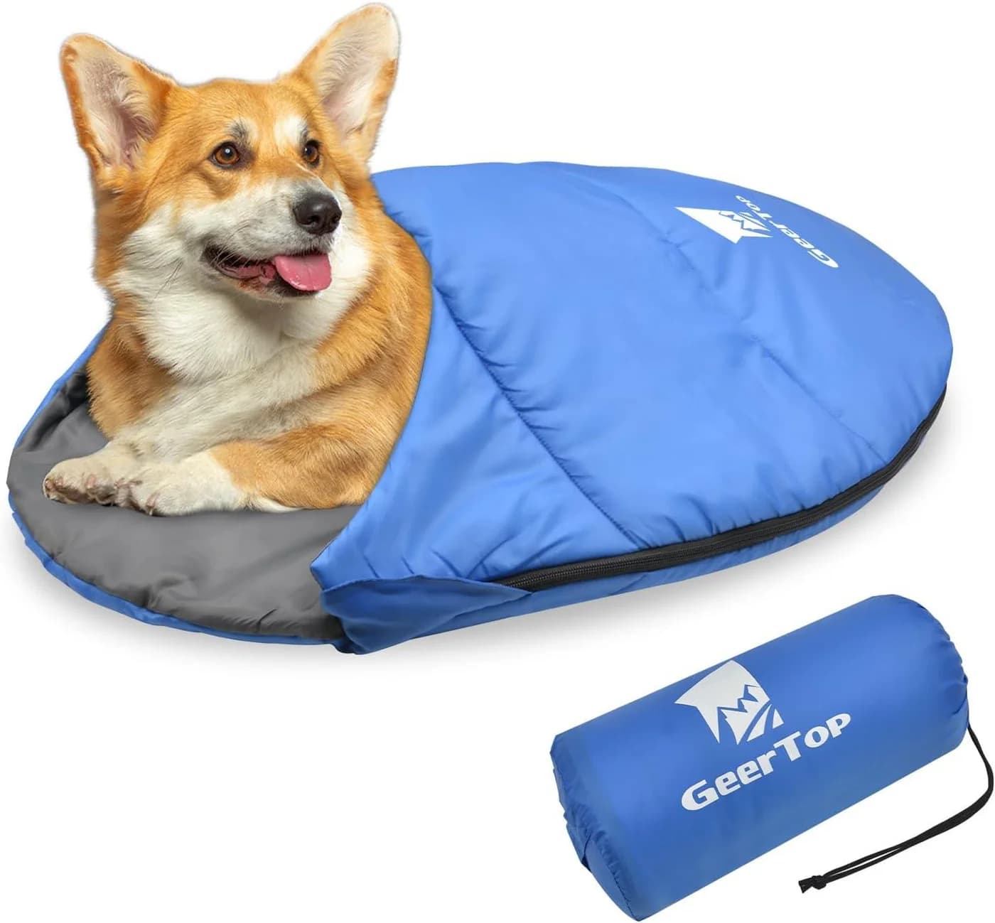GEERTOP Portable Dog Sleeping Bag Washable Pet Bed
