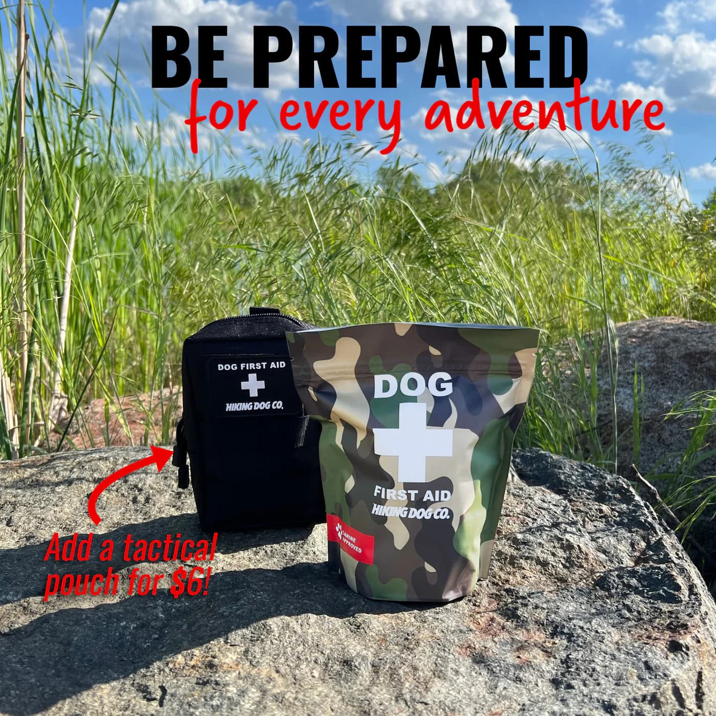 Hiking Dog Co. Dog First Aid Kit for Hiking