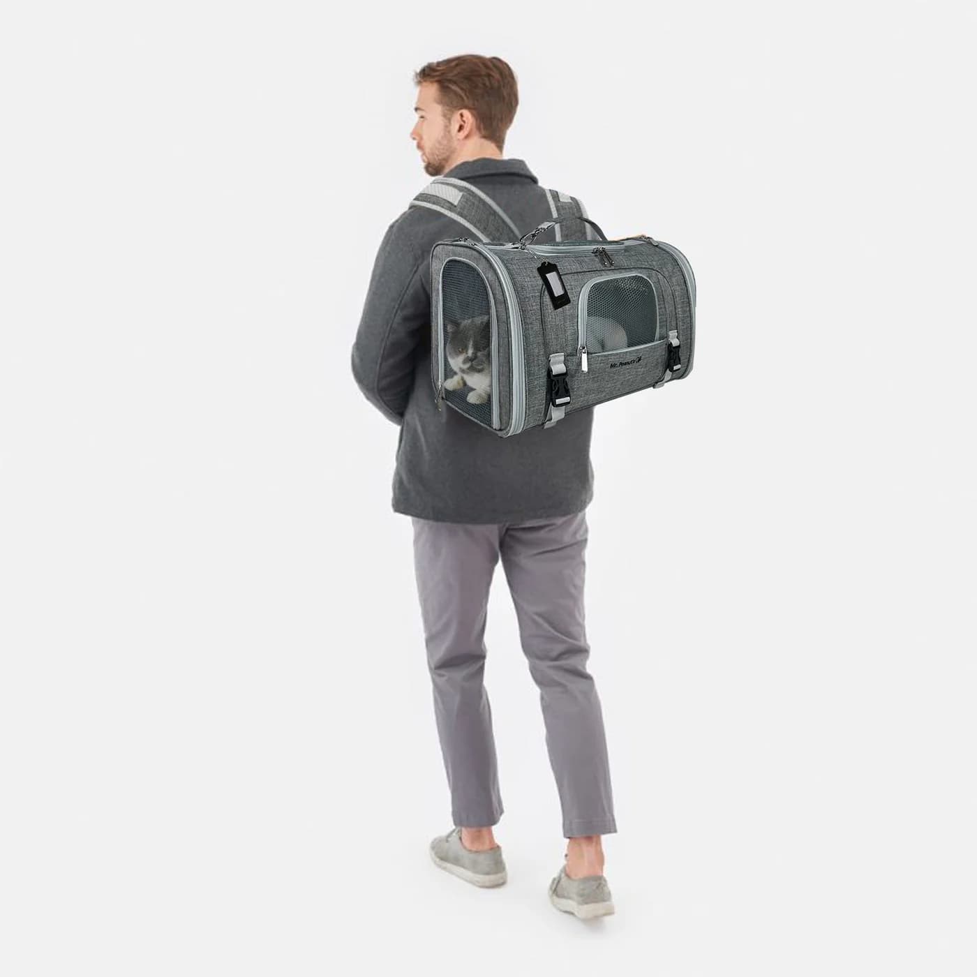 Mr. Peanut's Monterey Series Horizontal Backpack Pet Carrier
