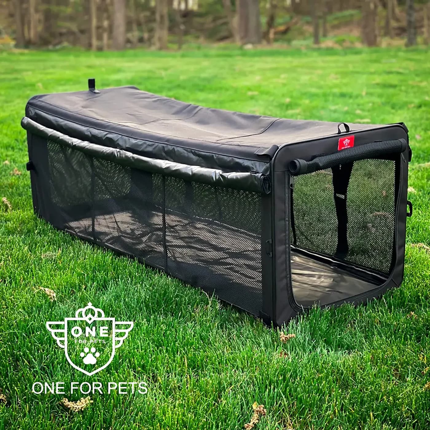 One for Pets Indoor/Outdoor Cat Enclosure with Seatbelt Straps