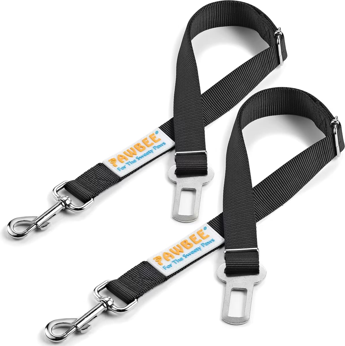 PAWBEE Regular Dog Seat Belt, 2 Count