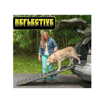 Pet Gear Reflective Tri-Fold Extra Wide Pet Ramp