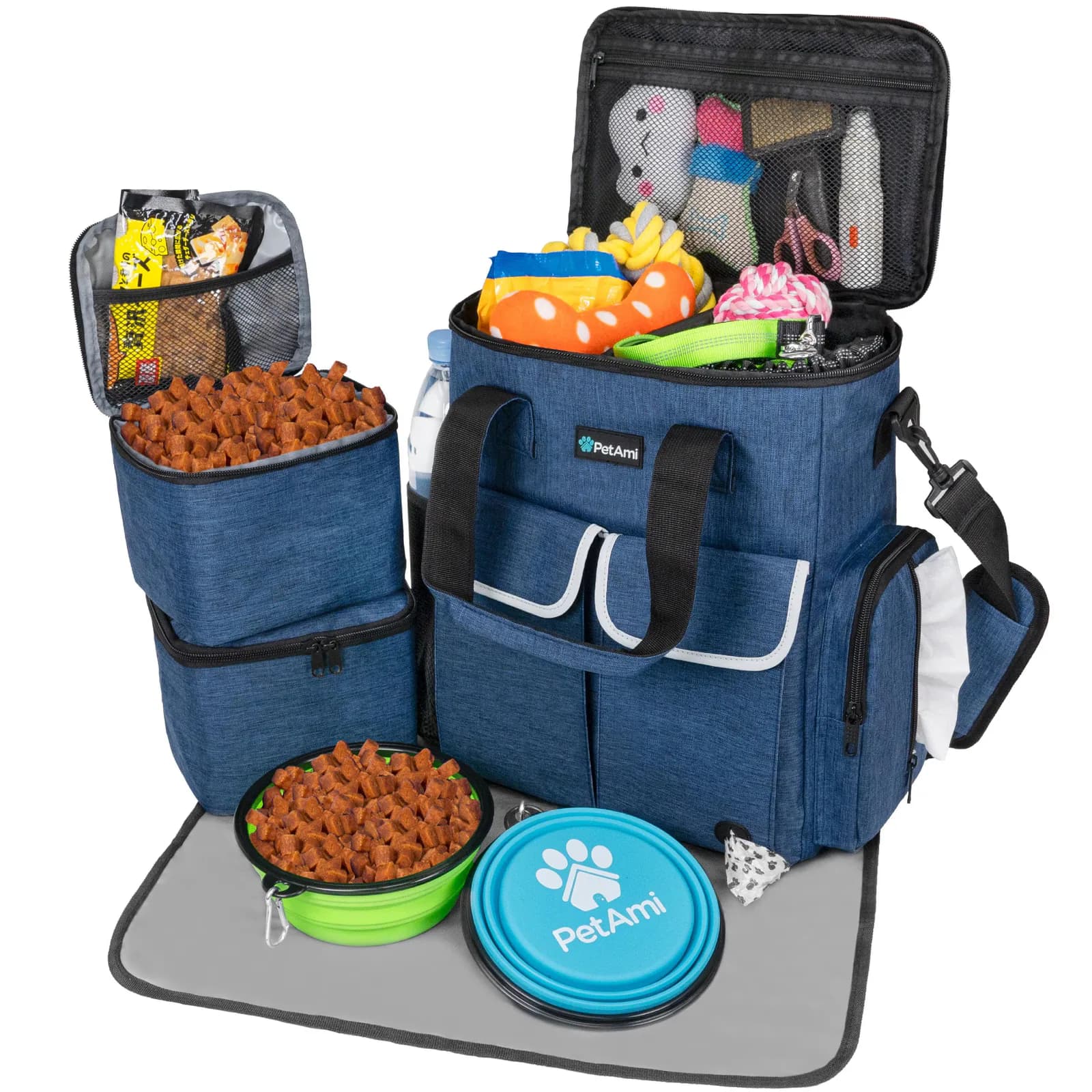 PetAmi Pet Supplies Organizer Tote Dog & Cat Travel Bag