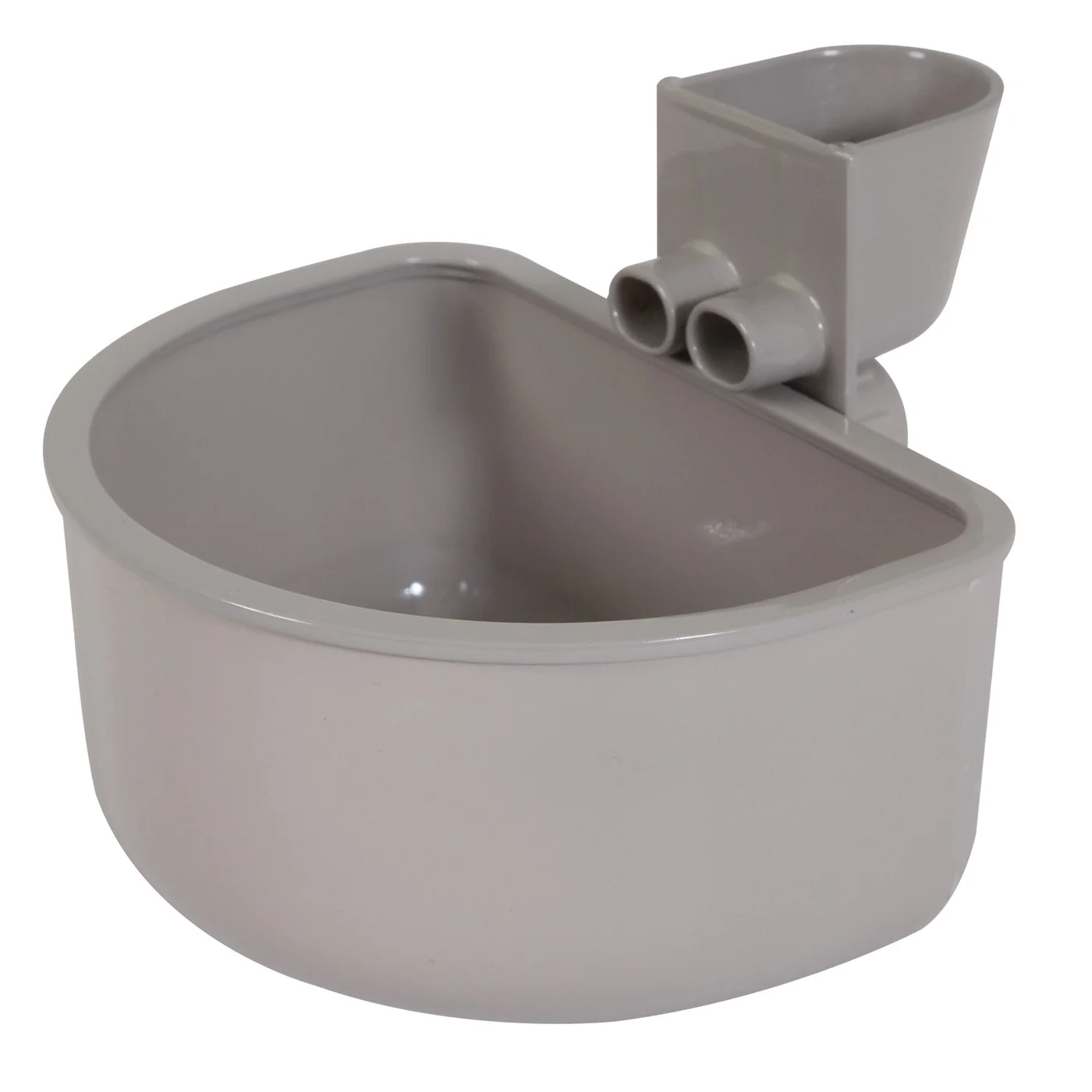 Petmate No-Spill Plastic Dog Kennel Bowl, 21 oz