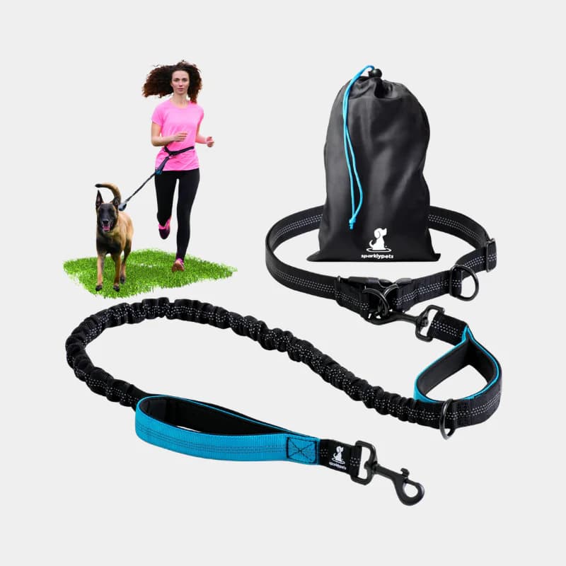 SparklyPets Hands Free Leash with Extra Security