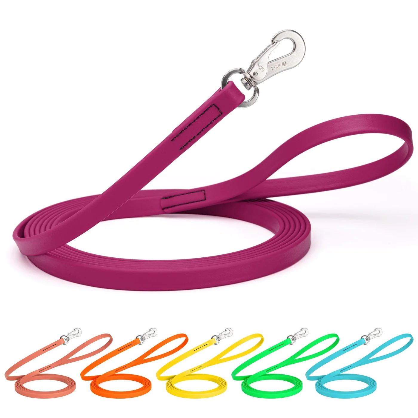 Viper by Dogline Viper Long Line 20 ft BioThane Dog Lead with SPRENGER Stainless Steel Hook