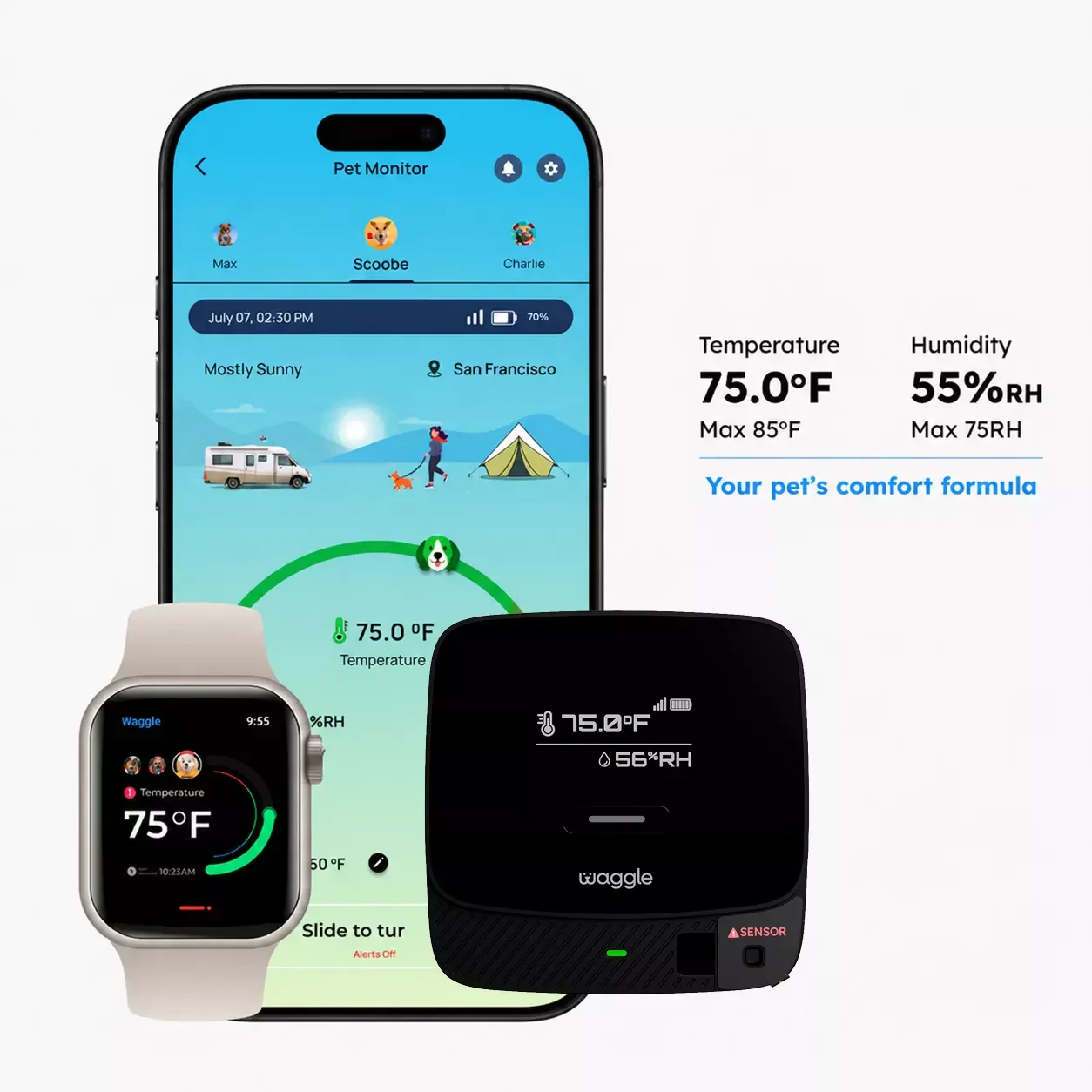 Waggle Pet Monitor Lite+