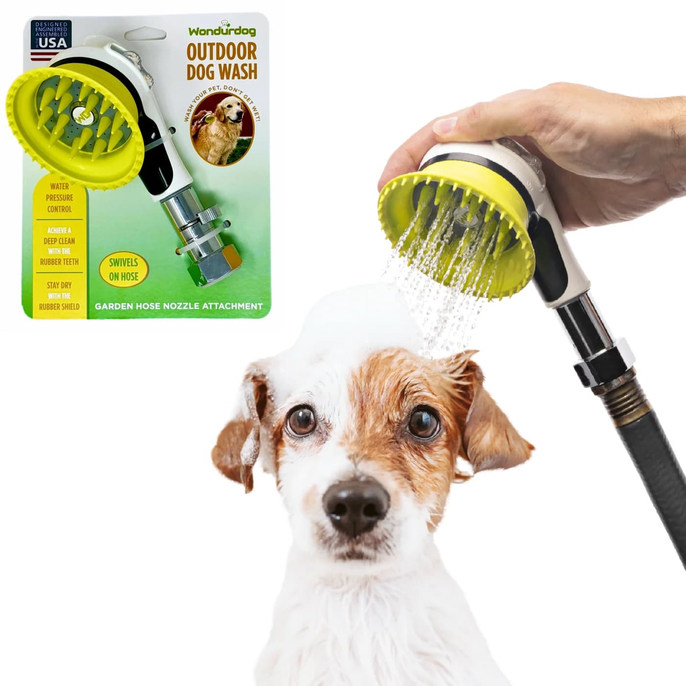 Wondurdog Outdoor Garden Hose Paw Rinse Nozzle