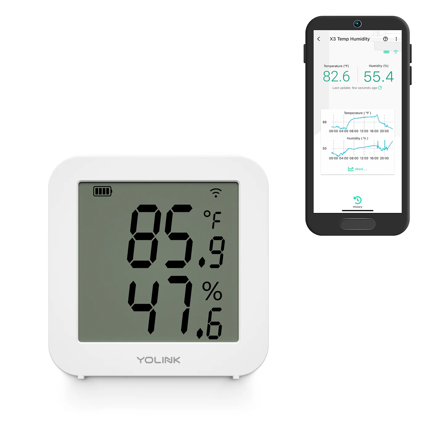 YoLink Hub 3 + X3 Temperature & Humidity Sensor System